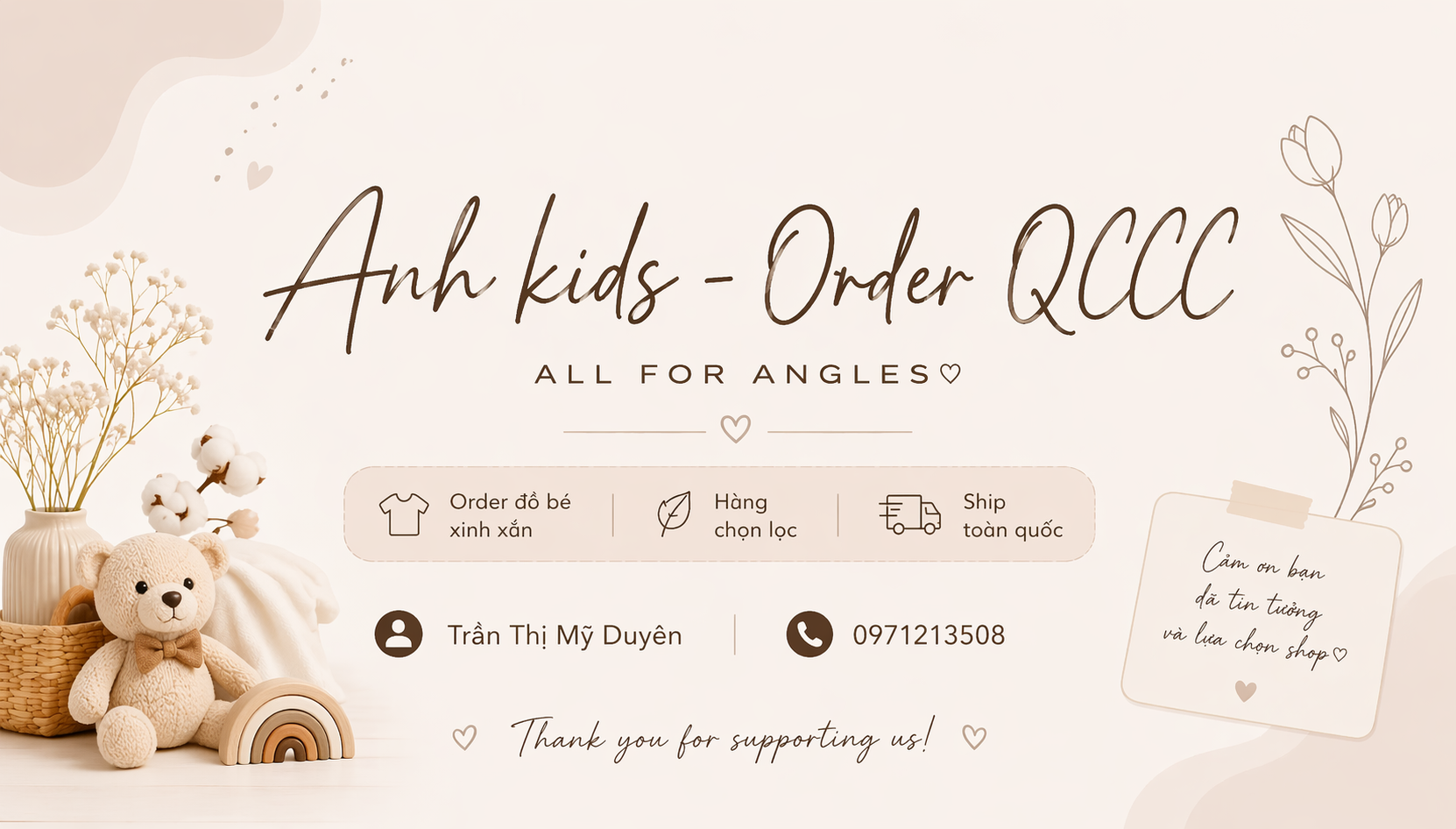 Anh Kids - Order QCCC